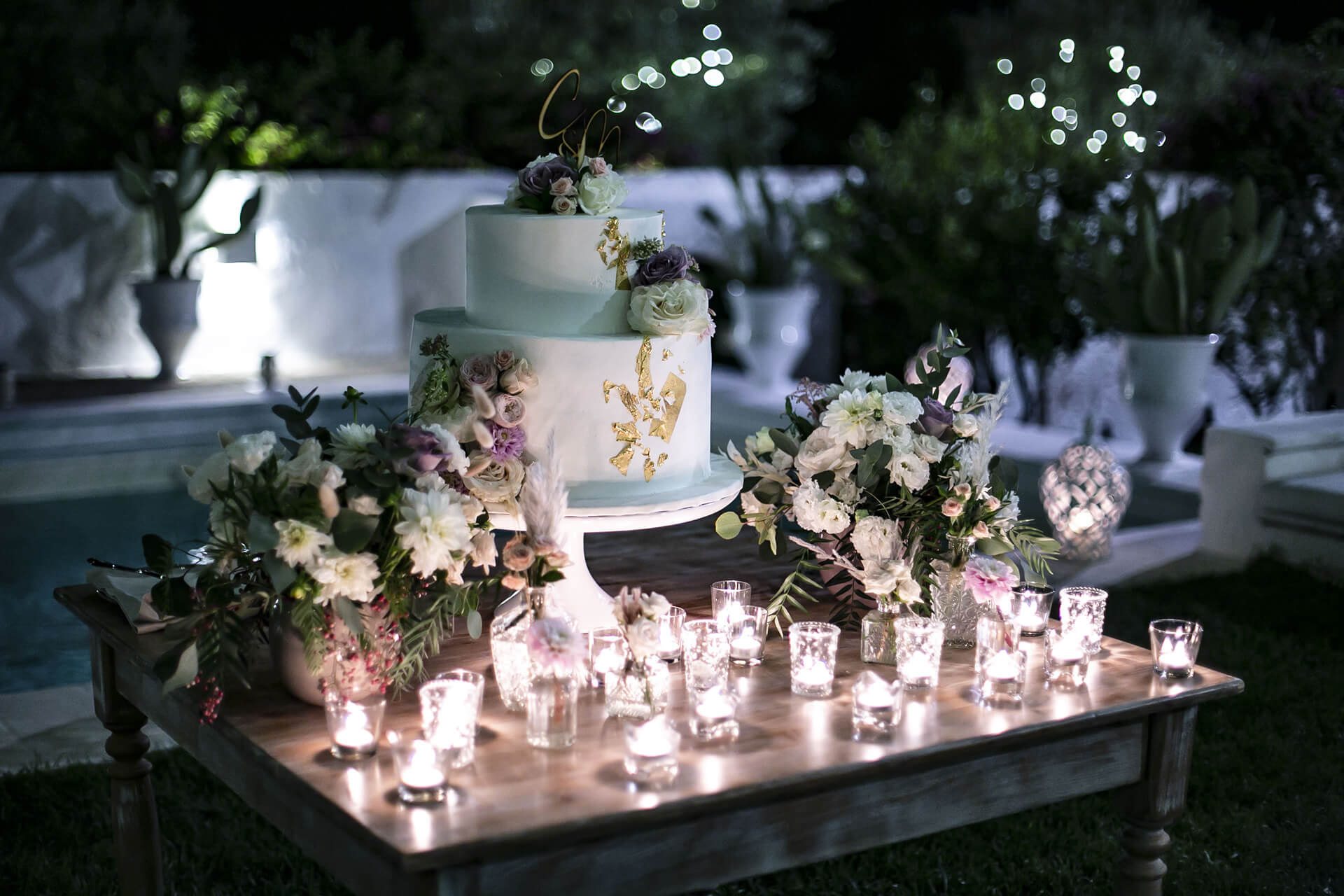 wedding cake stile romantico in Puglia